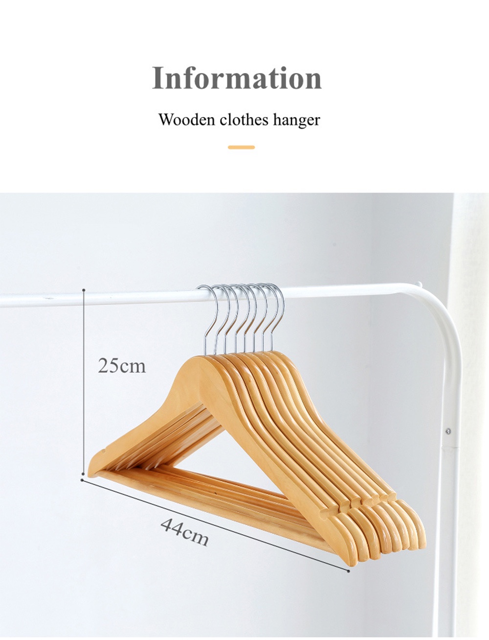 Premium Wooden Clothes Hanger-11